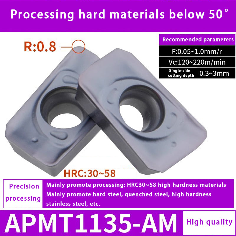 140-CNC milling blade APM T1135 stainless steel special alloy blade Shandong Denso Pricision Tools Co.,Ltd.